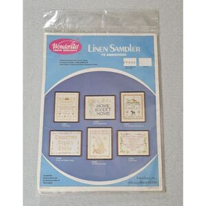 WonderArt Creative Needlecrafts Linen Sampler to Embroider 07955 Home Sweet Home